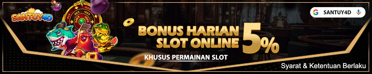 BONUS HARIAN 5%